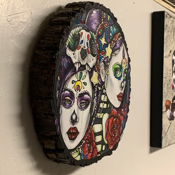 ORIGINAL OOAK ART! BRITTANY HANKS ORIGINAL PAINTING ON WOOD! Ready to Hang! - Picture 2 of 13